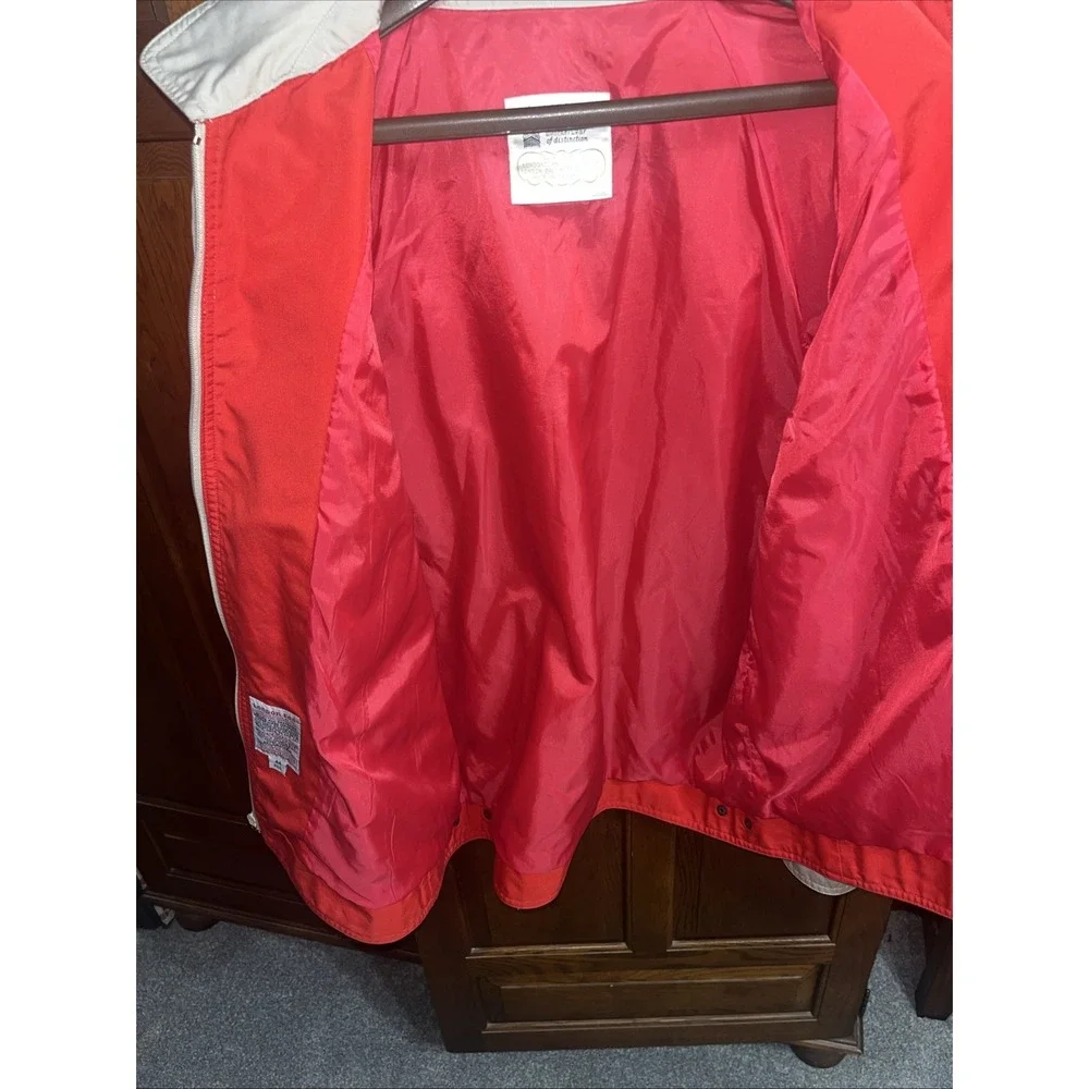 London‎ Fog Tan Red Sz 44R Lightweight Jacket Weatherwear of Distinction